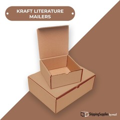 9 x 7 1/2 x 3″ Kraft Literature Mailers ECT-32B 50/Case