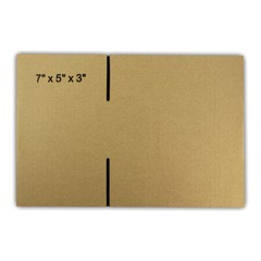 5 7x5x3 “EcoSwift” Brand Cardboard Box Packing Mailing Shipping Corrugated