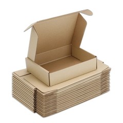 25 Pack Shipping Boxes, 7 x 4 x 2 inch Corrugated Cardboard Packing Small Mai…