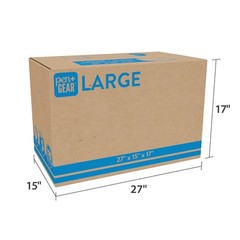 (25 pack) Large Moving Boxes, 27L x 15W x 17H, Kraft