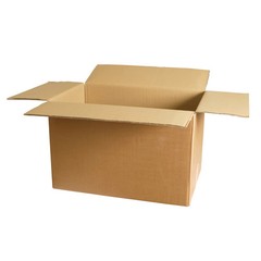 17 1/4×11 1/4×8 Corrugated Shipping Boxes 32 ECT Single-Wall, 5/Pack