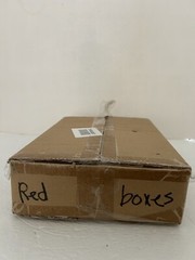 RED ONE LAYER BALLOTIN BOX CASE 7-1/2in x 4 in x 1-1/8in. 1/2 lb *Set of 50*