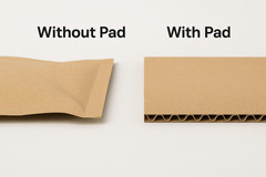 100 Cardboard Pads 6×9 in Corrugated Sheets 1/8″ Thick Inserts for Packing