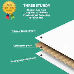 Small White Box 6 X 6 X 2 Inch 50 Pack Recyclable Gift Mailers Storage
