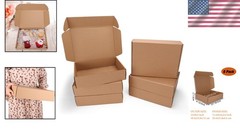 Sturdy 6-Pack Tuck Top Mailer Boxes 12x9x3 Inches for Professional Packaging