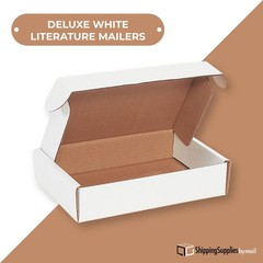 15 1/8 x 11 1/8 x 4″ White Deluxe Literature Mailers ECT-32B 50/Case