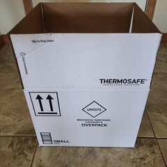 THERMOSAFE Insulated Shipper Container COOLER 15x13x12 Outside – 12x10x9 Inside
