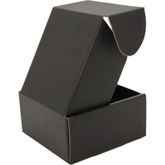 Small Black Shipping Boxes for Small Business Pack of 25-4x4x2 inches Cardboa…