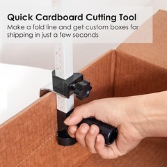 • Box Resizer Tool with Scoring Wheel – Customize Cardboard Shipping Boxes