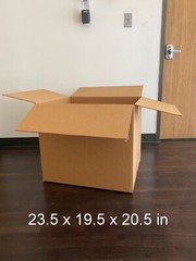 1 pallet 270 boxes mixed 23.5 x 19.5 x 23 in. / 23.5 x 19.5 x 20.5 in. used