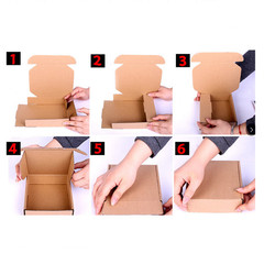 1/10/50/100pcs Corrugated Cardboard Boxes Express paper extra hard airplane box