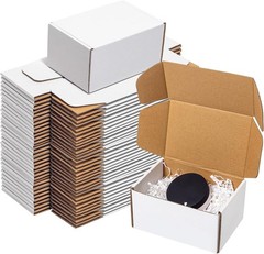 White Corrugated Mailers MANY SIZES 20-60 Pack Shipping Packing Boxes Box Mailer
