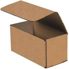 50 10″ x 6″ x 4″ Kraft Corrugated Mailers Die Cut Tuck Flap Boxes