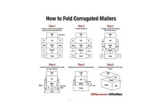 Pack of 300 Strong Corrugated Mailer 12x4x4 White Cardboard Folding Shipping Box