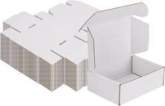 6x4x2 Inches Corrugated Mailer Boxes, Pack of 50