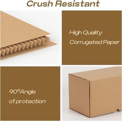 Brand New 8x6x4 Brown Cardboard