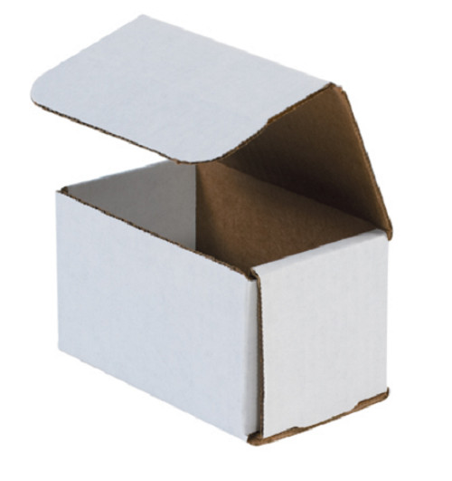 50 Pack 5x3x3 White Corrugated Shipping Mailer Packing Box Boxes 5″ x 3″ x 3″