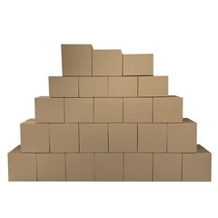 UOFFICE Multi-Depth Corrugated Boxes 8″ x 8″ x 8″ Bundle 25 Cube Boxes