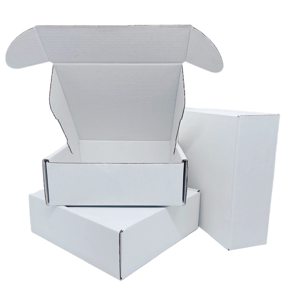 6 x 6 x 2 Inch 50 Pack Recyclable Gift Mailers Corrugated Shipping Boxes