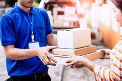 50 Pack 6x4x1 Inch White Corrugated Shipping Boxes, Cardboard Literature Mailers