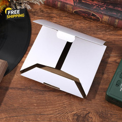 50 Pcs CD Mailer Boxes, 5 5/8″ X 5″ X 7/16″ CD Shipping Sleeves Cardboard