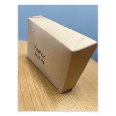 GEN Reclosable Kraft Take-Out Box, 54 oz, Brown, Paper, 200/Carton