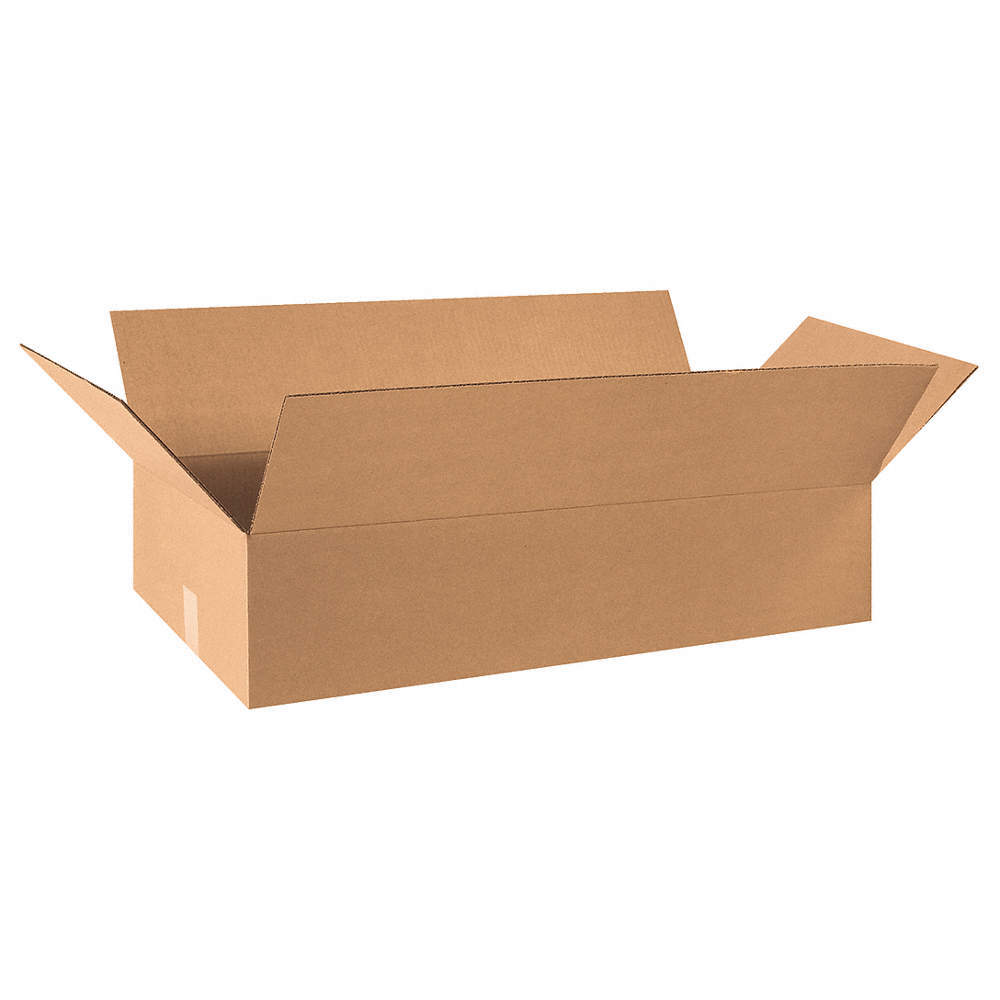 GRAINGER APPROVED 55VJ30 Shipping Box,Single Wall,32 ECT,Kraft PK 10