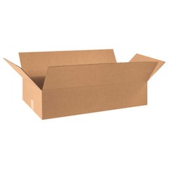 GRAINGER APPROVED 55VJ30 Shipping Box,Single Wall,32 ECT,Kraft PK 10
