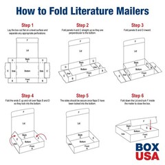 BOX USA BML13103 Literature Mailers, 13 x 10 x 3, White (Pack of 50)