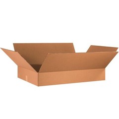 Tape Logic TL36246 Flat Corrugated Boxes, 36″ x 24″ x 6″, Kraft (Pack of 10)