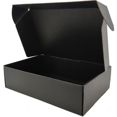 Black Shipping Boxes for Small Business Pack of 20-12x9x4 inches Cardboard Co…