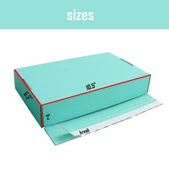 Green Shipping Packaging L10.5xW6.3xH2 Inch Hard Corrugated Box Wrap Party