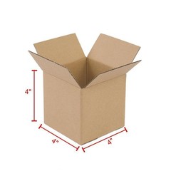 100PC 4x4x4 Cardboard Paper Boxes Mailing Packing Shipping Box Corrugated Carton