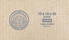 10″ x 10″ x 48″ CARDBOARD BOX – 200 lb – SINGLE BOX – TALL