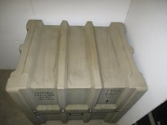 Zero Plastics ForkLift Hard Case 41X37X40 Shipping Crate Extreme Duty Expedition