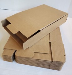 12 Brown Cardboard Shipping Boxes 12 X 10 X 3 Inch Self Locking Box Side Load