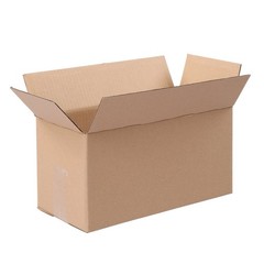 50pcs 12 “x 6″ x 6 ” thick 3mm corrugated cardboard box in kraft paper color