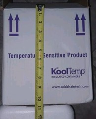 Kooltemp Insulated Shipping Box & Styrofoam Container *Shipped As Is-No 2nd Box*
