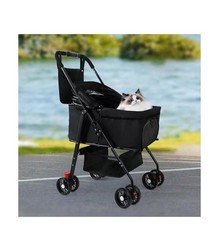 3 in 1 Pet Dog Stroller for Small Medium Dogs 10-50 lbs, Foldable C… Fast Ship