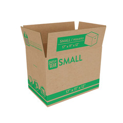 (10 Pack) Small Moving Boxes, 17 In. L X 11 In. W X 12 In. H, Kraft