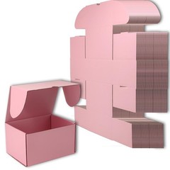 7x5x4 inches Small Shipping Boxes Set of 50 – Pink Mailer Corrugated Cardboar…