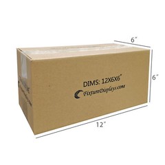 20 Pack 12X6X6″ Printed Shipping Boxes Singlewall B Flute Cardboard Box 32 ECT