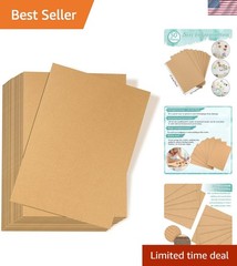 Strong Corrugated Cardboard Flats – 50 Pack, 5 x 7 Inch Mailing & Craft Solution