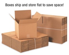 100 7x7x7 Shipping Boxes Corrugated Cardboard Cartons Packing Mailing