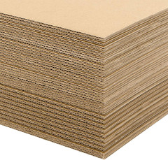 , 50 Pack 8X10 Corrugated Cardboard Sheet Flat Cardboard Pads Inserts, 1/16″ Thi