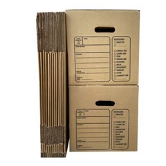 UBMOVE Moving Boxes with Handles, 15 Premium Small, 16 3/8″ x 12 5/8″ x 12 5/8″