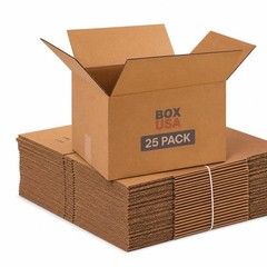 BOX USA Moving Boxes Medium 18″L x 14″W x 12″H 10-Pack | Corrugated Cardboard…