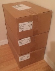 180 WHITE BOXES 4 3/4″ X 4 1/2″ X 3″ LIGHTWEIGHT CARDBOARD ~14 CENTS EACH.