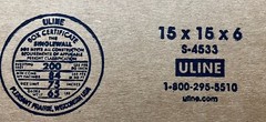 15″ x 15″ x 6″ Cardboard Corrugated Box – SINGLE BOX