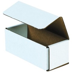 50 10″ x 6″ x 4″ White Corrugated Mailers Die Cut Tuck Flap Boxes Free Shipping
